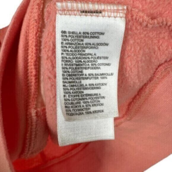 The North Face | Pink Peach Abstract Print Sweatshirt Size Small - Picture 4 of 8